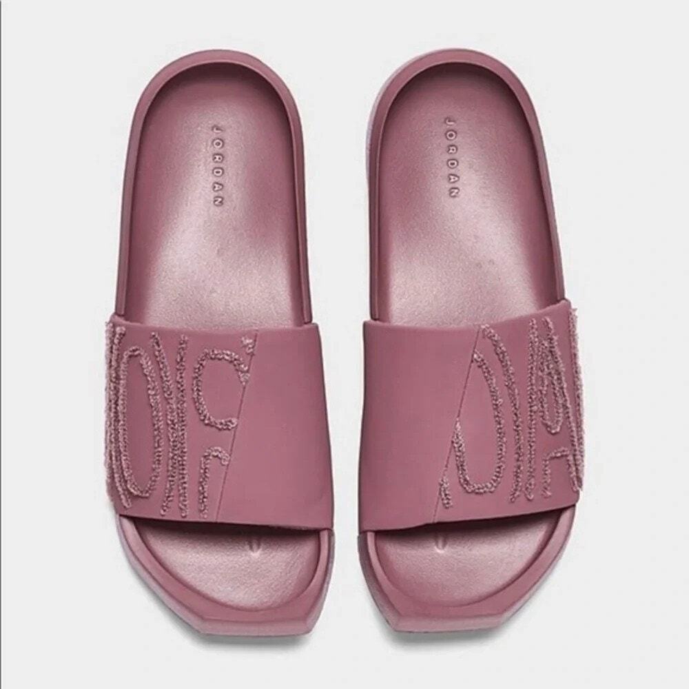 NEW Jordan NOLA Slide Sandals Light Mulberry Womens CZ8027-500 Size 8